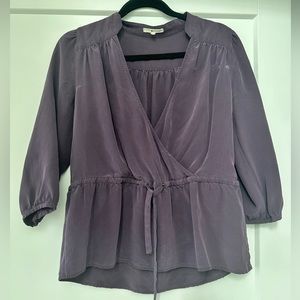 LA made wrap blouse